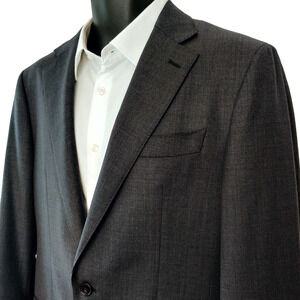 Spier & Mackay Contemporary Mens Blazer Size 40 Gray Wool Classic Sports Coat
